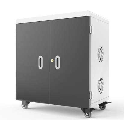5V 2A Lockable Ipad поручая станцию шкафа USB поручая с 4 колесами