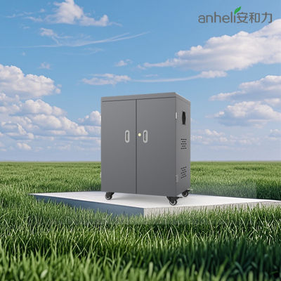 Тележка для зарядки с 54 портами USB, входным напряжением 100-250 В, вентиляторами охлаждения и замками для безопасного хранения планшетов