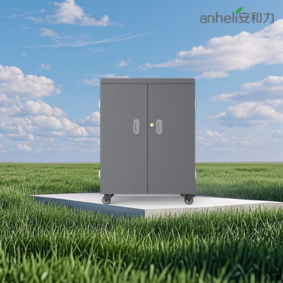 Тележка для зарядки с 54 портами USB, входным напряжением 100-250 В, вентиляторами охлаждения и замками для безопасного хранения планшетов