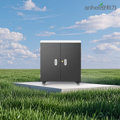 36-портная USB смарт-таблетная зарядная тележка с системой защиты безопасности 8S и охлаждающими вентиляторами