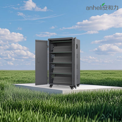 Зарядная корзина для планшетов с гальванизированным листом 64 USB-порта с защитой 8S