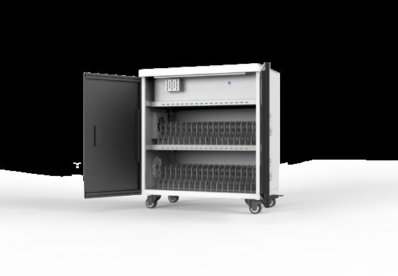 36-портная зарядная тележка для планшетов с 2 тормозными колесами и выходом 5В 2А для школьного использования