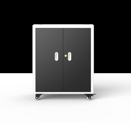 30 Ports AC Power Directly Charging Laptop Charging Cabinet with Galvanized Sheet Construction