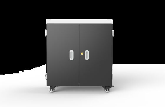 Умная зарядная тележка USB с 36 портами USB, оцинкованным листом и защитой безопасности 8S для школ