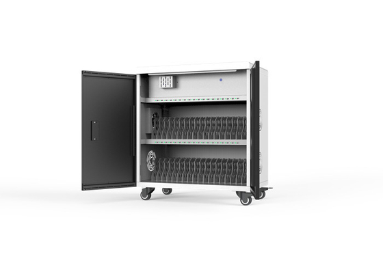 Шкаф 230V USB 36 колес вагонетки 4 планшета слотов поручая поручая