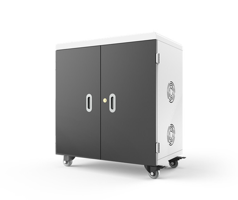 Шкаф 230V USB 36 колес вагонетки 4 планшета слотов поручая поручая